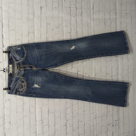 Vigoss Fit Boot cut Distressed Jeans - Picture 2 of 8